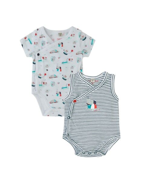 Canada House 2li Erkek Bebek Body Set