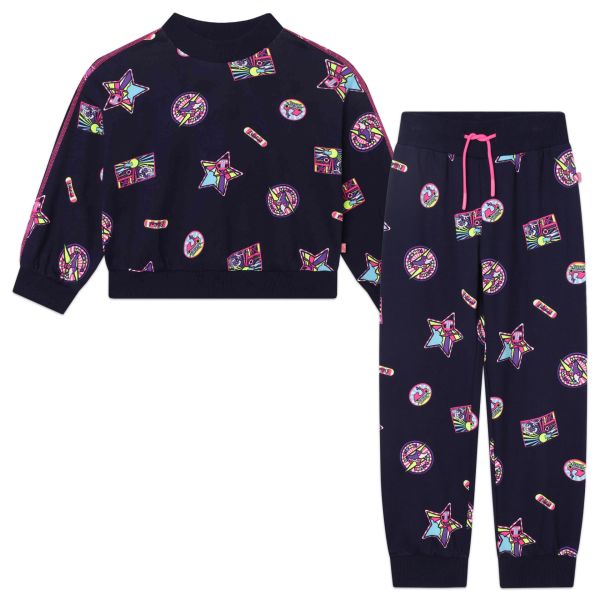 Billieblush Desenli Kız Çocuk Eşofman Takım