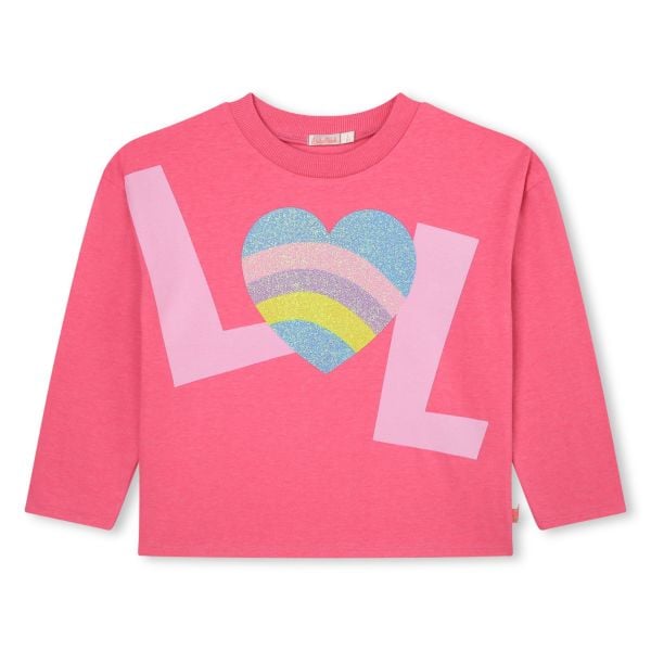 Billieblush Parlak Kalp Detaylı Kız Çocuk T-shirt