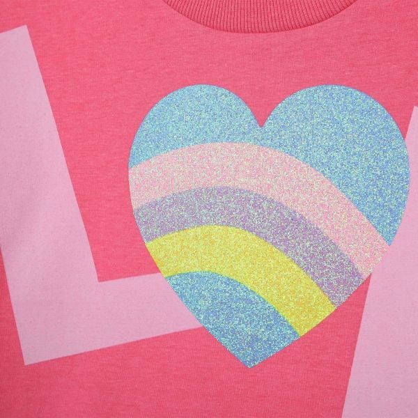 Billieblush Parlak Kalp Detaylı Kız Çocuk T-shirt