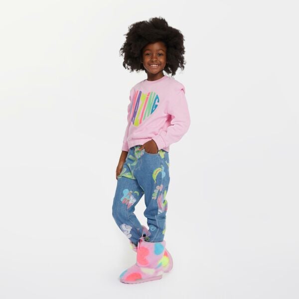 Billieblush Yazı Detaylı Kız Çocuk Sweatshirt