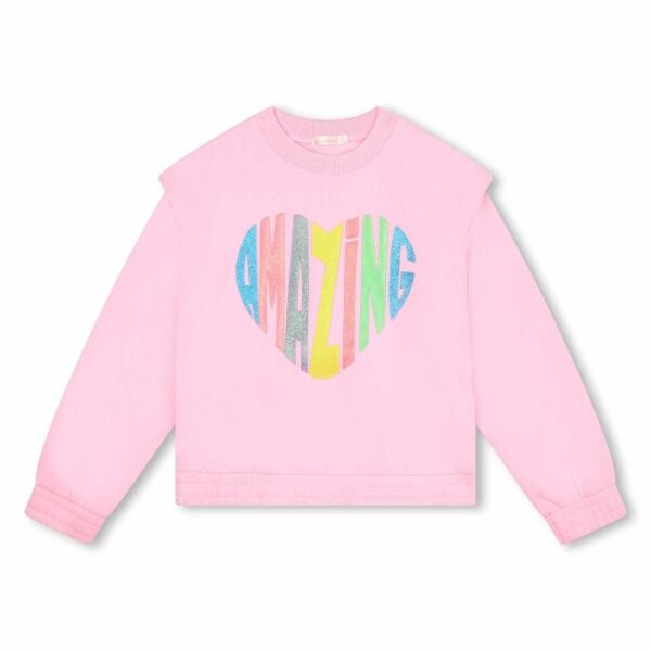 Billieblush Yazı Detaylı Kız Çocuk Sweatshirt