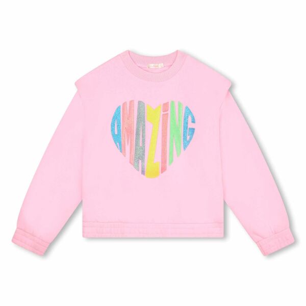Billieblush Yazı Detaylı Kız Çocuk Sweatshirt