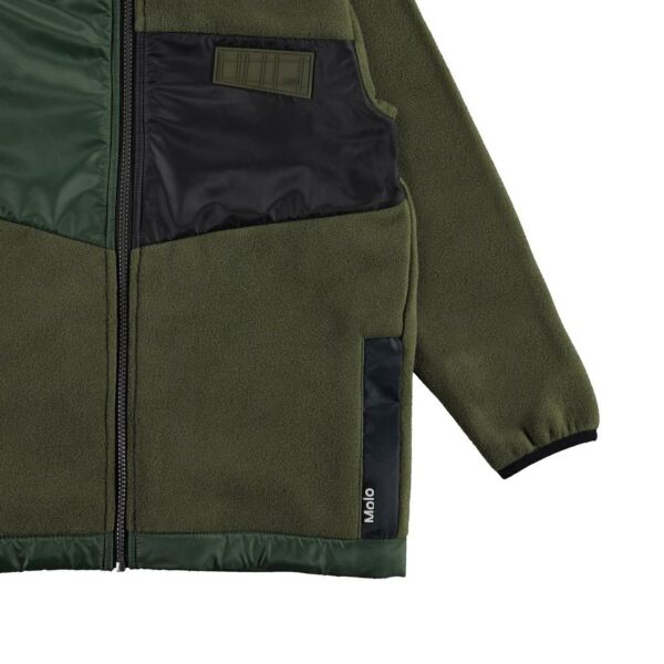 Haki Erkek Çocuk Polar Mont