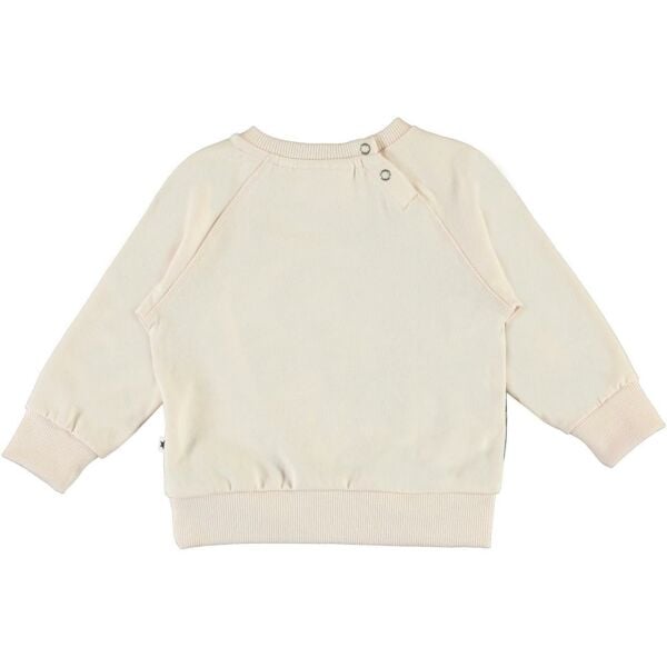 Hayvan Tema Baskılı Kız Bebek Sweatshirt