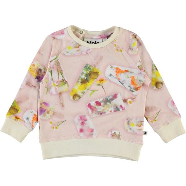 Buz Şeker Desenli Sweatshirt