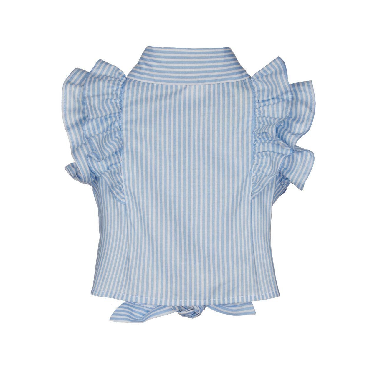 Çizgili 2li Kız Çocuk Gömlek Şort Set