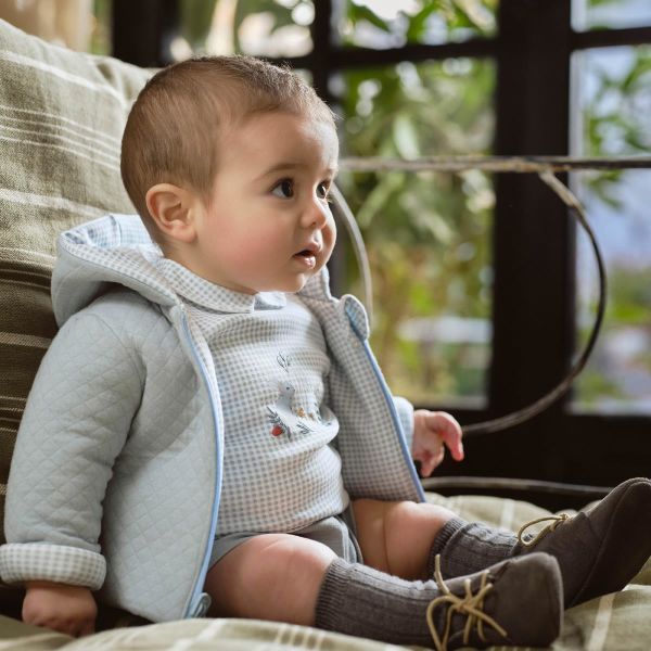 Tutto Piccolo Çift Taraflı Erkek Bebek Hırka