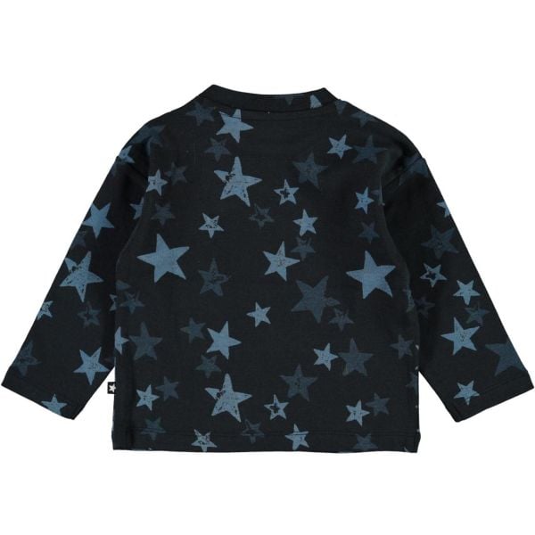 Yıldız Desenli Uzun Kollu T-shirt