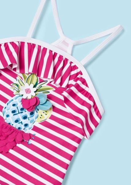 Mayoral Çizgili İnteraktif Kız Çocuk Mayo