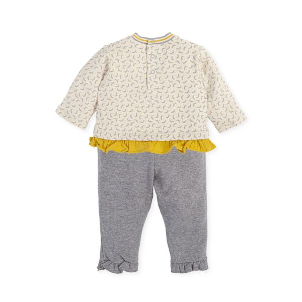 Tutto Piccolo Muz Desenli 2li Bluz Pantolon Set