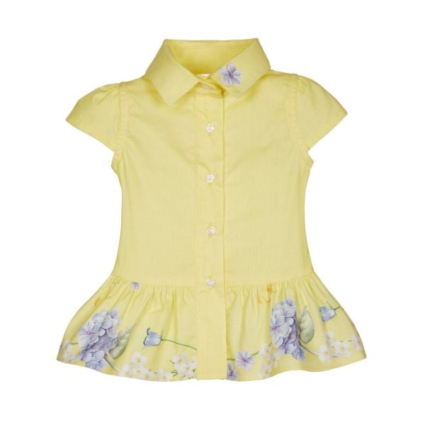 Sırt Dekolteli 2li Kız Çocuk Gömlek Tayt Set