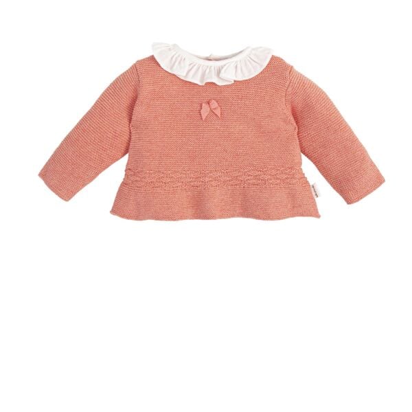 Tutto Piccolo Yakalı Triko Kız Bebek Bluz