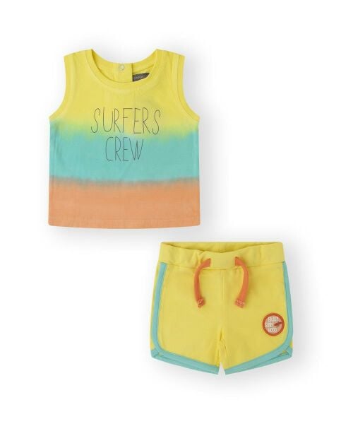 Canada House 2li Erkek Bebek T-shirt Şort Set