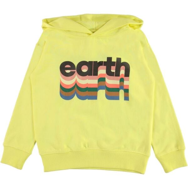 Earth Kapüşonlu Kız Çocuk Sweatshirt