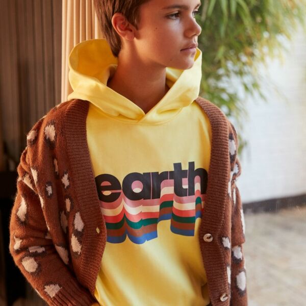 Earth Kapüşonlu Kız Çocuk Sweatshirt