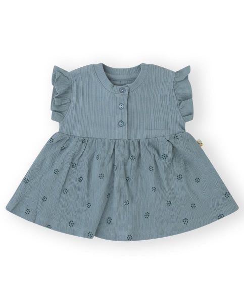 Canada House Mavi Kız Bebek Elbise
