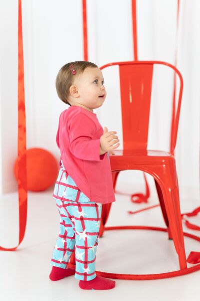 Agatha Ruiz de la Prada Yıldızlı Kız Bebek Bluz Pantolon Set