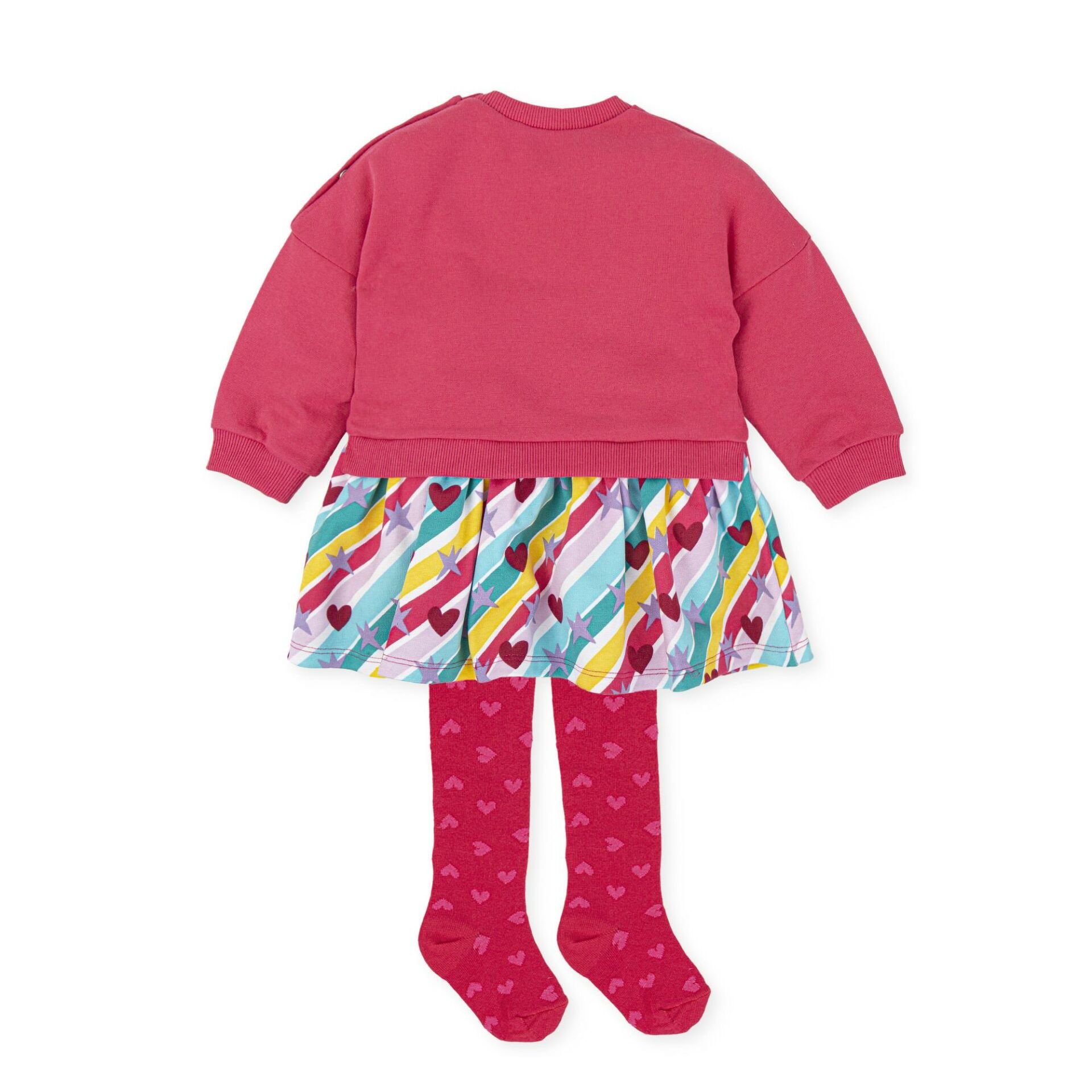 Agatha Ruiz de la Prada Renkli 2li Elbise - Çorap Set