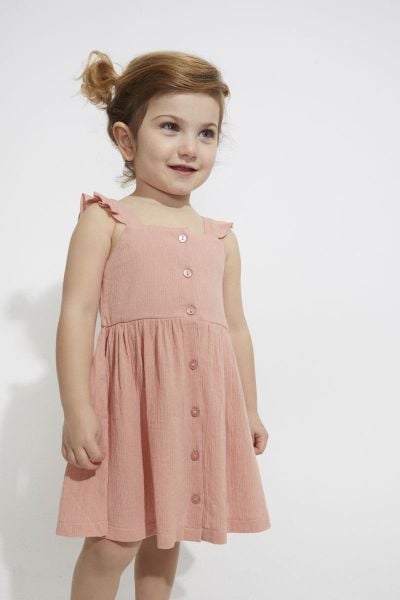 Canada House Askılı Kız Bebek Elbise