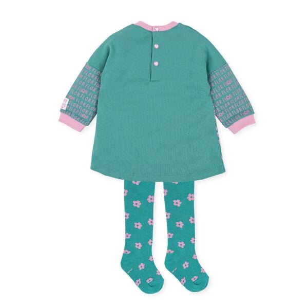 Agatha Ruiz de la Prada Çiçekli 2li Elbise - Çorap Set