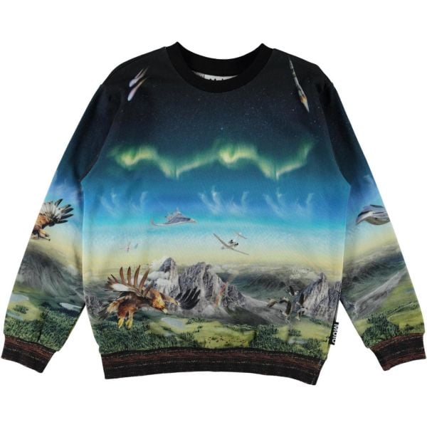 Gökyüzü Temalı Erkek Çocuk Sweatshirt