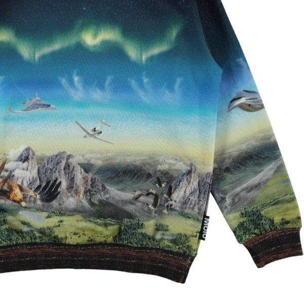 Gökyüzü Temalı Erkek Çocuk Sweatshirt