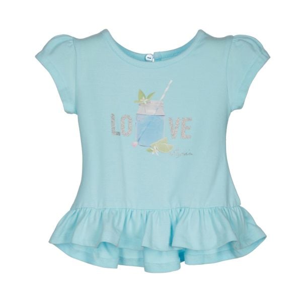 Fiyonklu Puantiyeli 2li Bluz Tayt Set