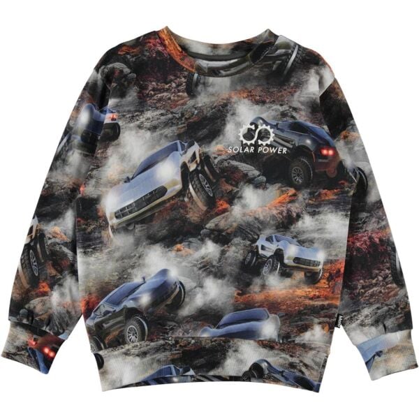 Offroad Araba Temalı Erkek Çocuk Sweatshirt