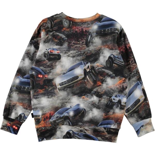 Offroad Araba Temalı Erkek Çocuk Sweatshirt