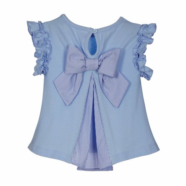 Tavşanli 2li Kız Bebek Bluz Tayt Set