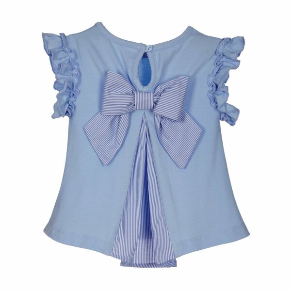 Tavşanli 2li Kız Bebek Bluz Tayt Set