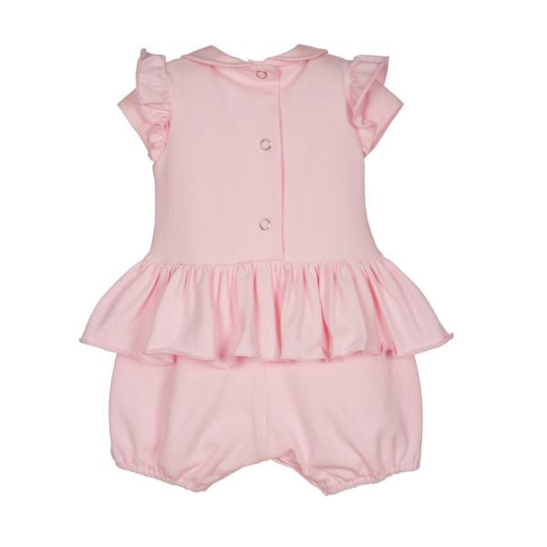 Bel Çantası Detaylı Kız Bebek Tulum