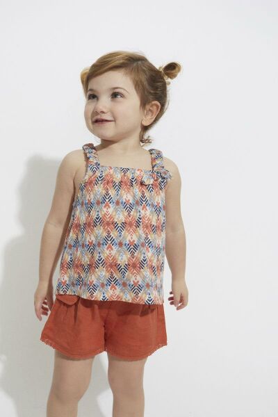 Canada House Askılı Kız Bebek Bluz