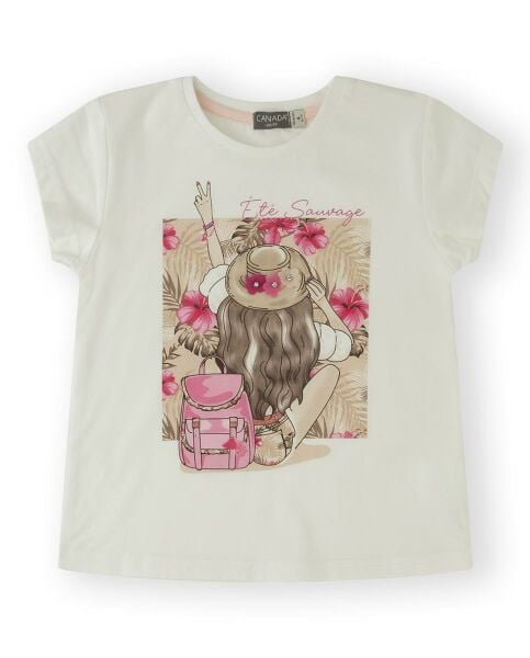 Canada House İnteraktif Kız Çocuk T-shirt