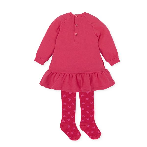 Agatha Ruiz de la Prada Kalp Aplikeli Elbise - Çorap Set