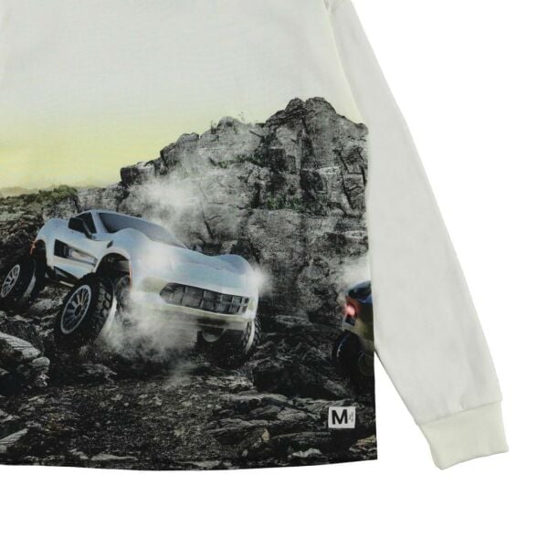 Araba Temalı Erkek Çocuk Uzun Kollu T-shirt