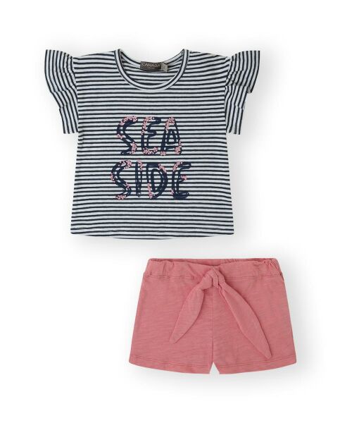 Canada House 2li Kız Bebek T-shİrt Şort Set
