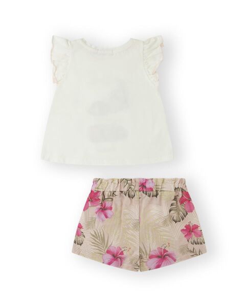 Canada House 2li Kız Bebek T-shİrt Şort Set