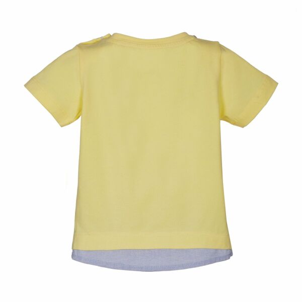 Gömlek Detaylı Dürbünlü 2li T-shirt Şort Set