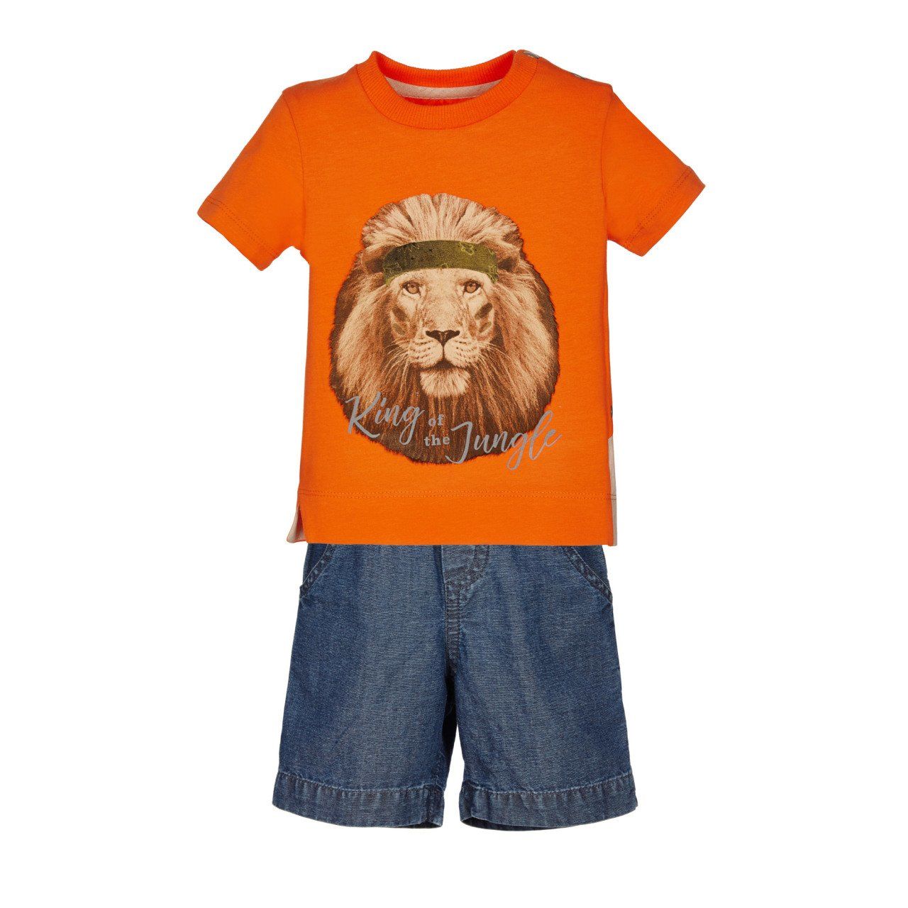 Aslan Temalı 2li Erkek Çocuk T-shirt Şort Set