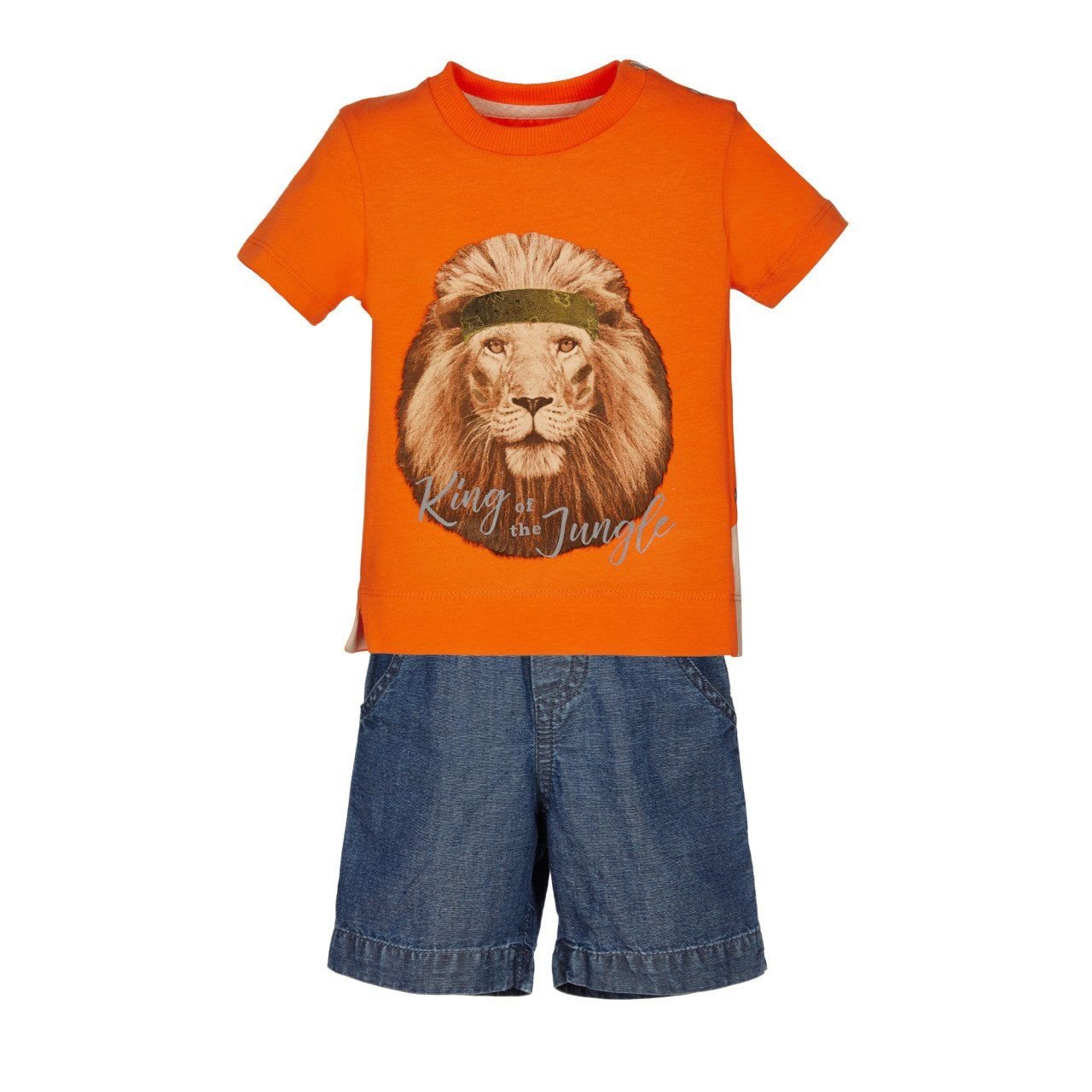 Aslan Temalı 2li Erkek Çocuk T-shirt Şort Set