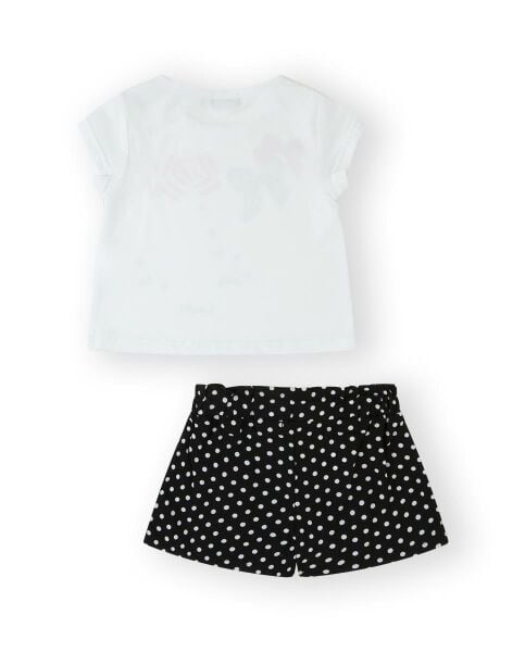 Canada House 2li Kız Bebek T-shİrt Şort Set
