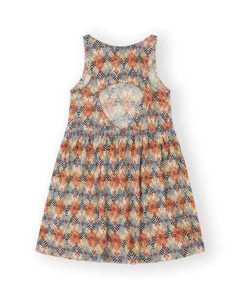 Canada House Etnik Desenli Kız Çocuk Elbise