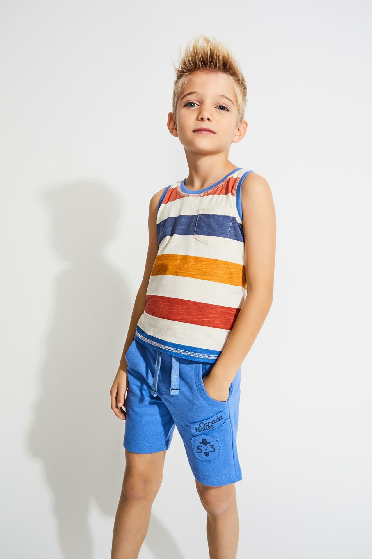 Canada House Mavi Erkek Çocuk Şort