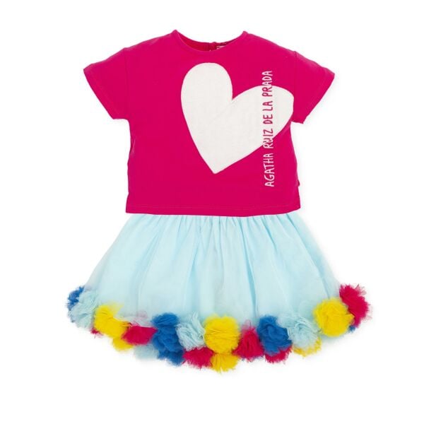 Agatha Ruiz de la Prada 2li T-shirt Etek Set