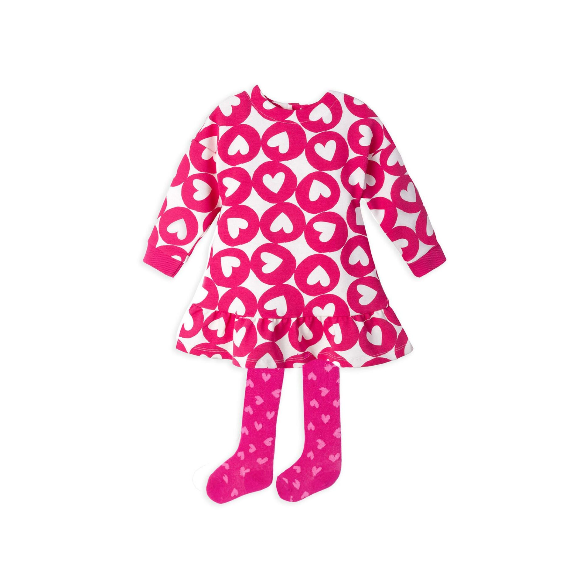 Agatha Ruiz de la Prada Kalp Desenli Elbise - Çorap Set