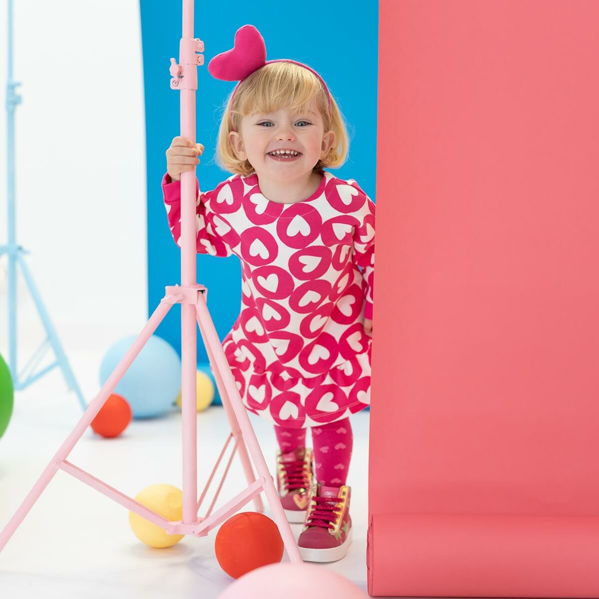 Agatha Ruiz de la Prada Kalp Desenli Elbise - Çorap Set