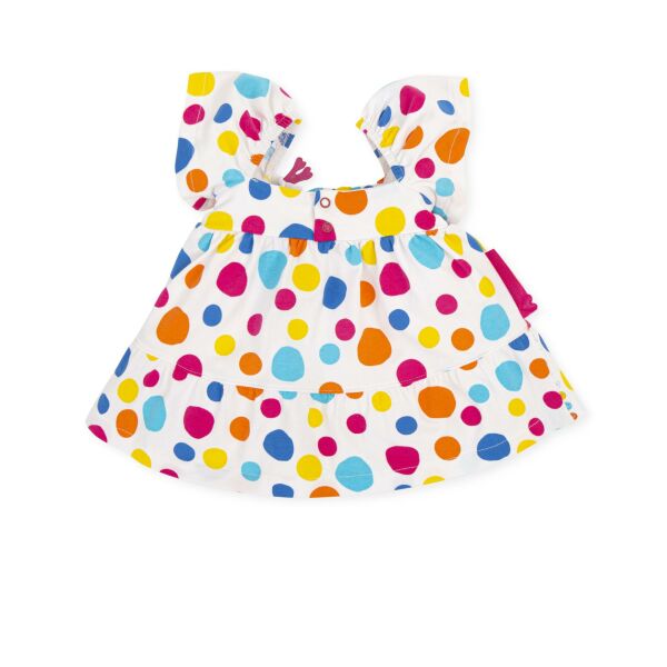 Agatha Ruiz de la Prada Puantiyeli Kız Bebek Elbise