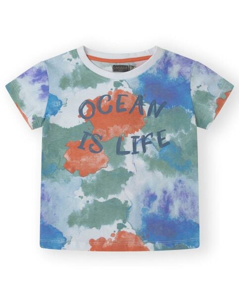 Canada House Renkli Erkek Çocuk T-shirt